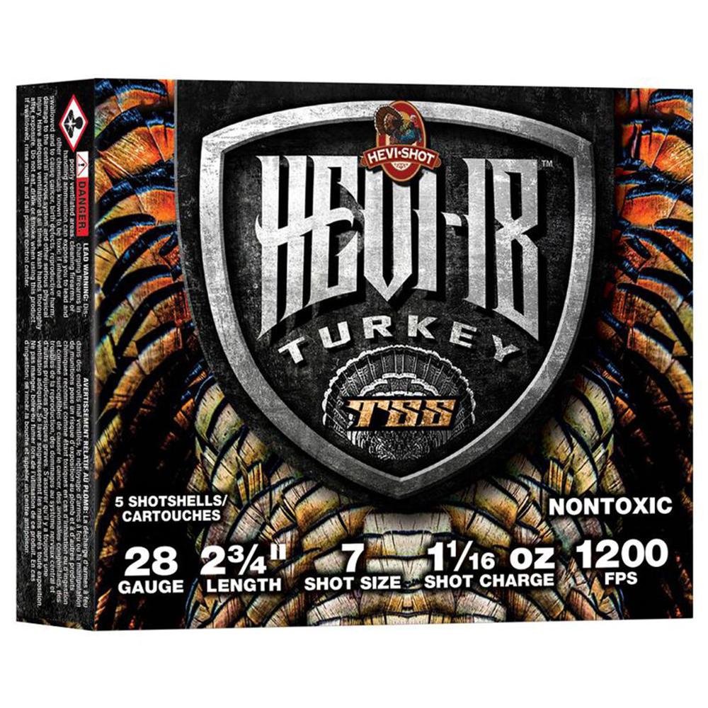 HEVI-18 Tss Turkey 28GA 50RD 7 Ammo