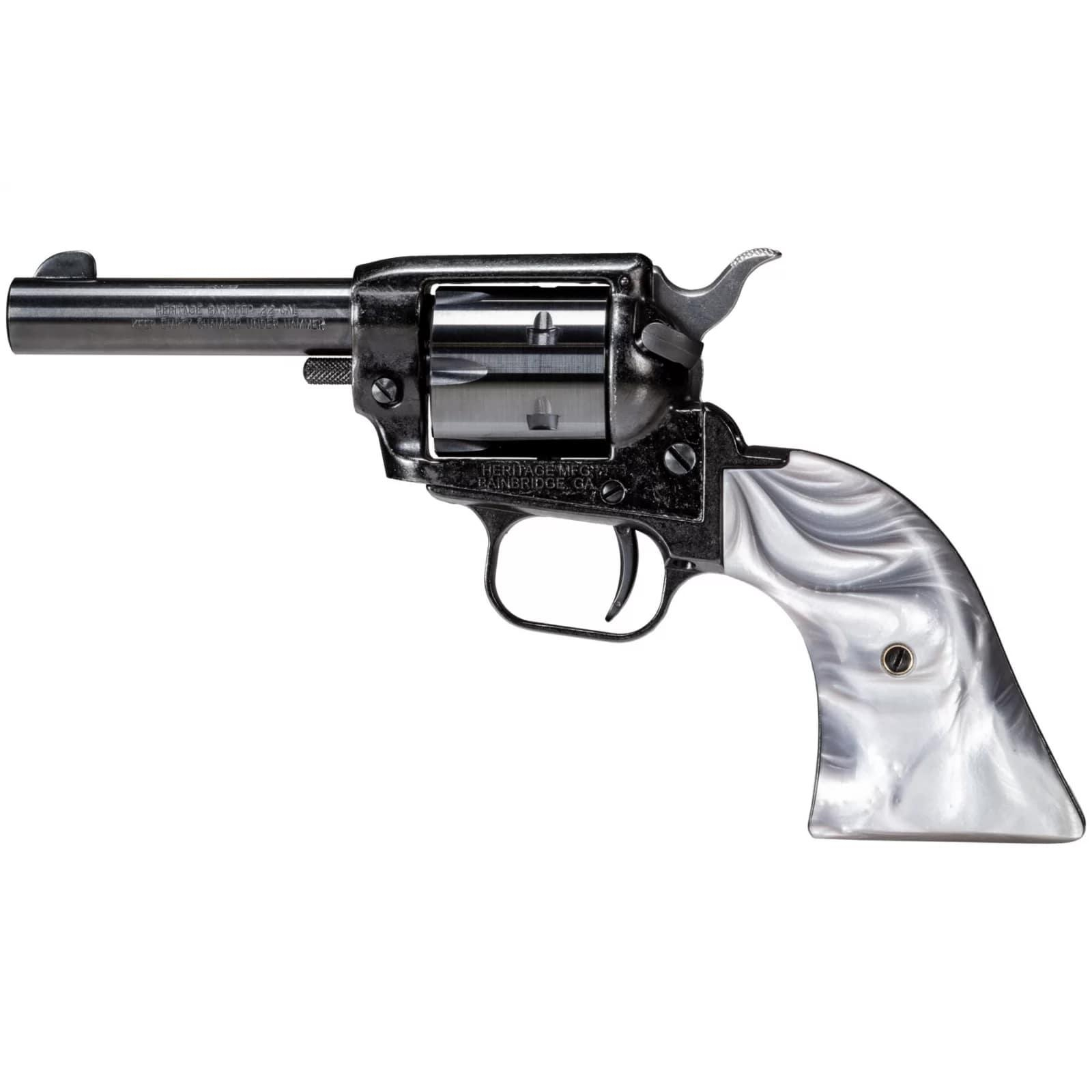 Heritage Barkeep 22LR 6 Shot 3 Black Oxide Steel Barrel Gray Pearl Grip