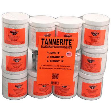 Tannerite 10 Pack of 1/2LB Exploding Rifle Targets