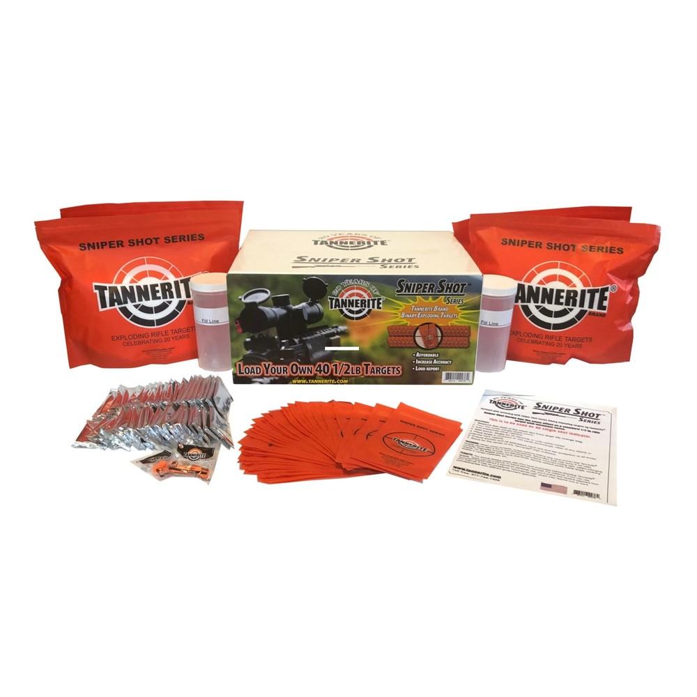 Tannerite Sniper Shot 20 Lb + 40 Load Targets