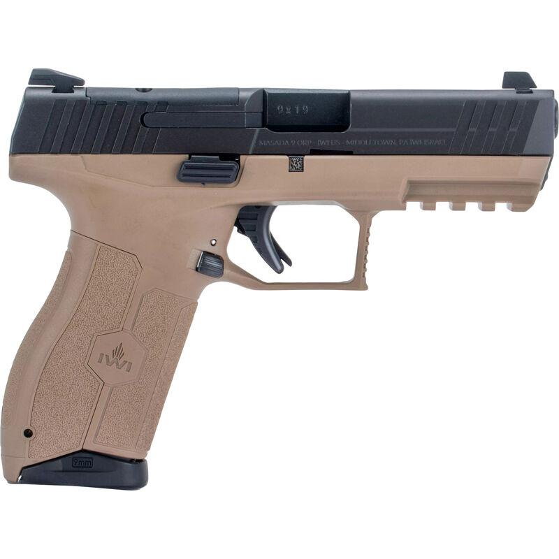 Iwi Masada 9MM 17+1 Optics Ready Pistol Fde