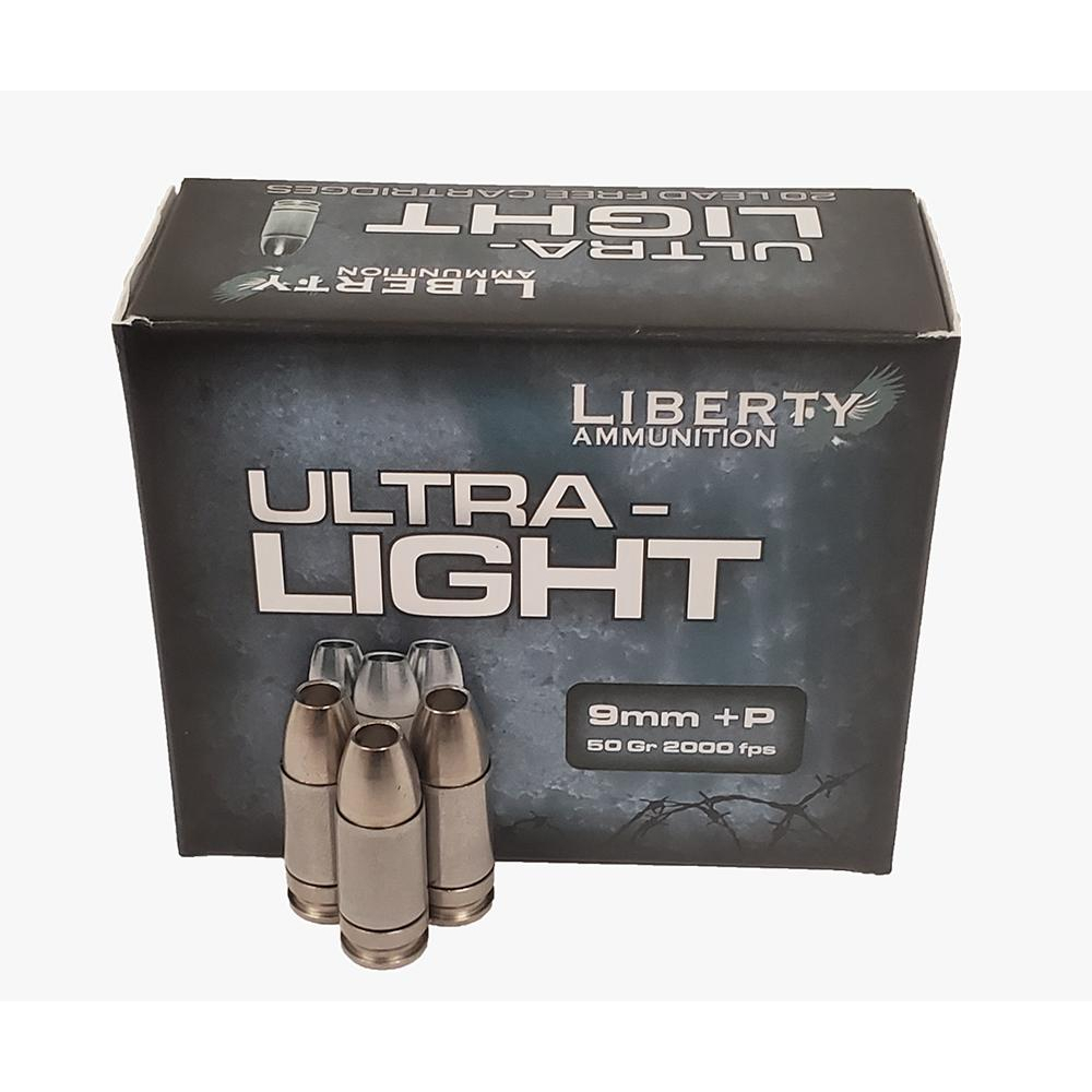 Ultra-light 9MM 50GR Copper Mono. Frag Hp 20RD