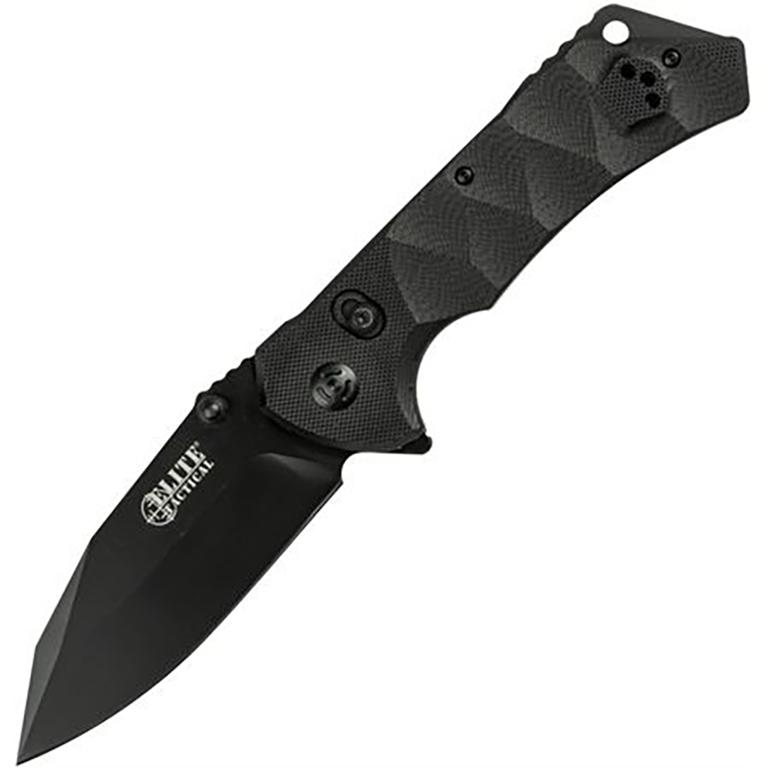 Master Cutlery Elite Tactical Parallax Tanto 3.5 Black