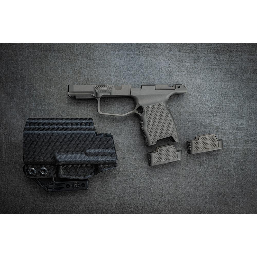 Jt P365 Grip Module No Safety 10-XL Base Plates Anodize Black