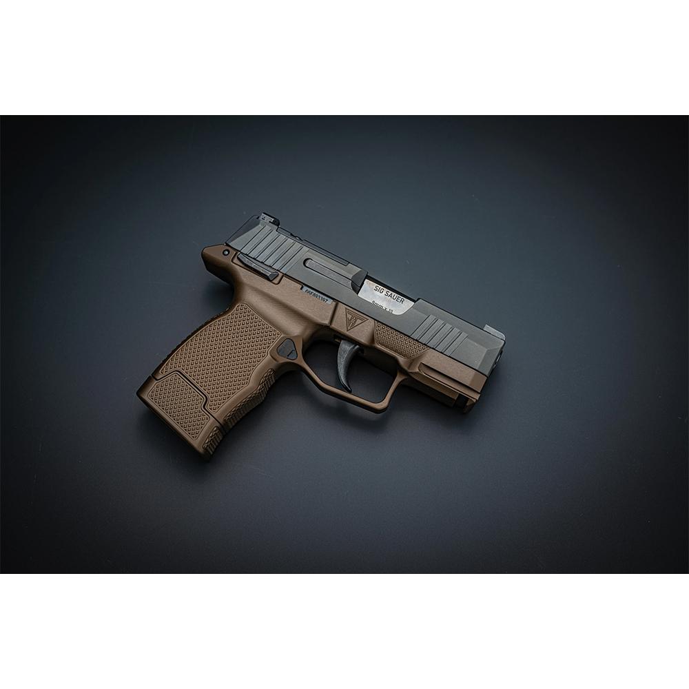 Juggernaut Tactical P365 Grip Module With Safety 12-XL Base Plates Bronze