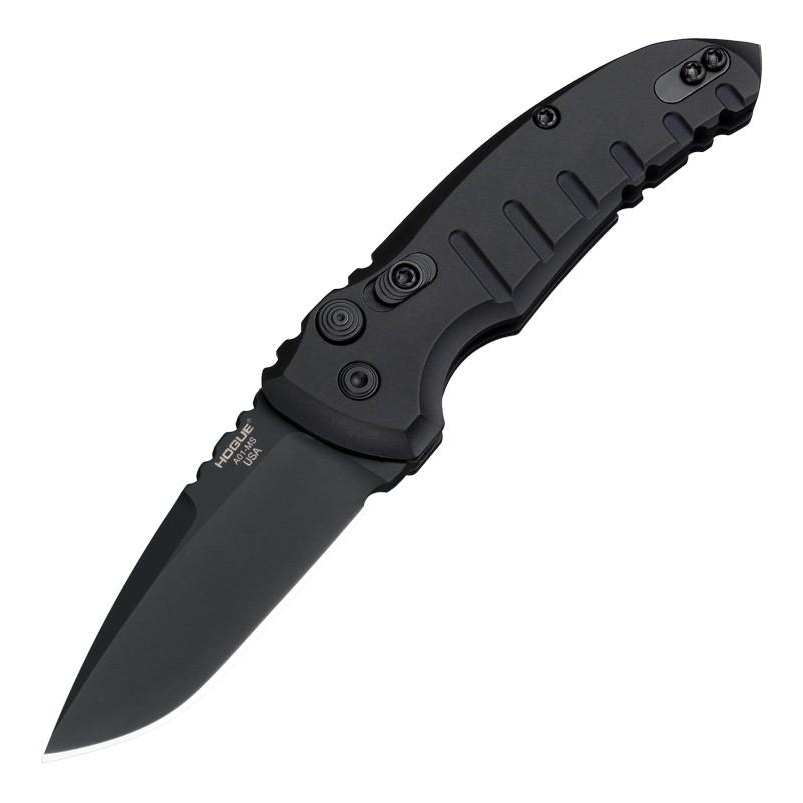 Hogue A01 Microswitch Automatic Knife Black 2.75