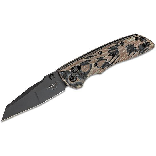 Hogue Deka 3.25 Folding Knife Black Mod Wharncliffe Fde G-10