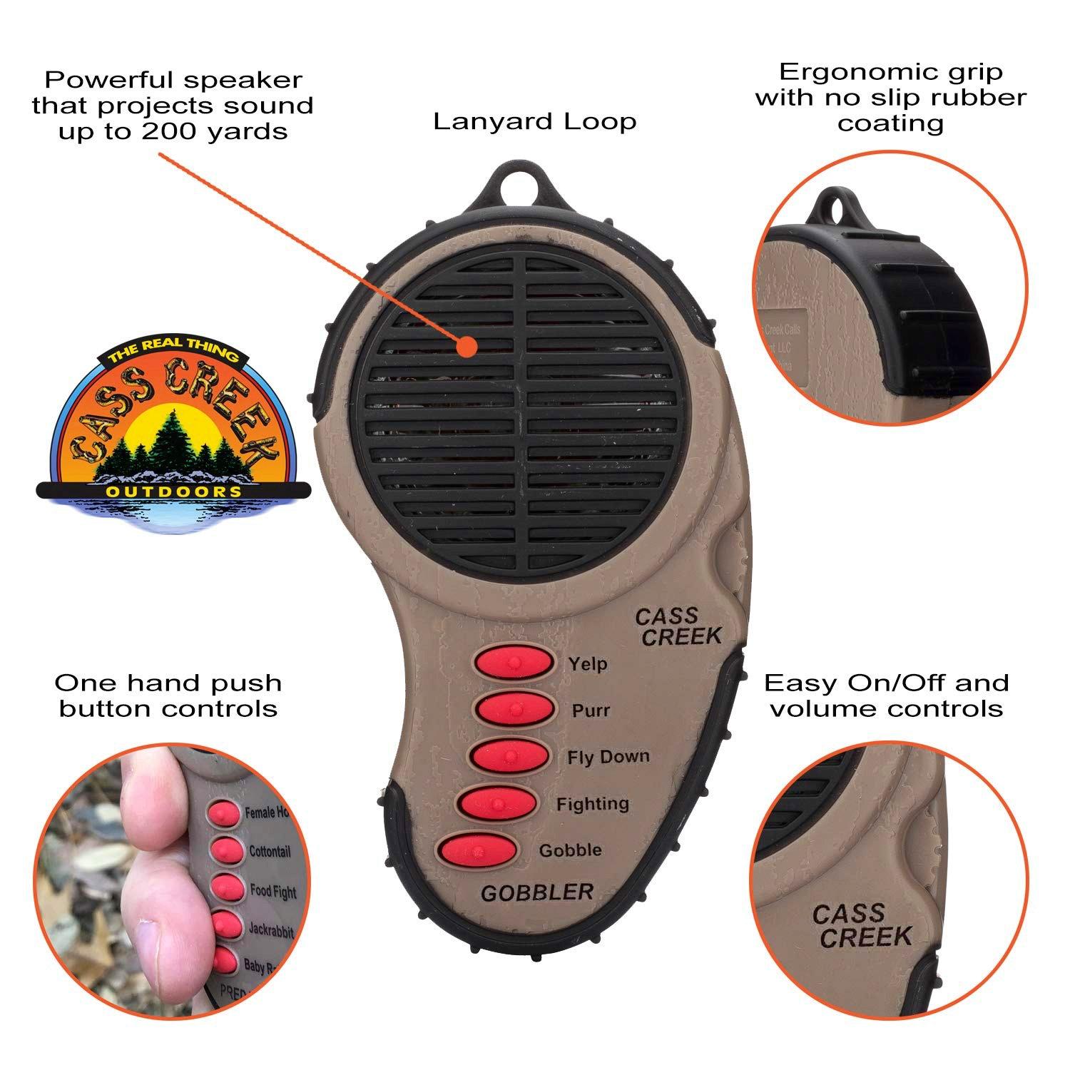 Cass Creek Ergo Spring Gobbler Call - Electronic Turkey Call