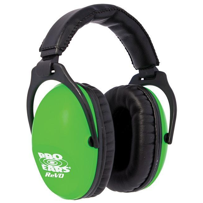 Pro Ears Revo Passive Ear Muffs Neon Green