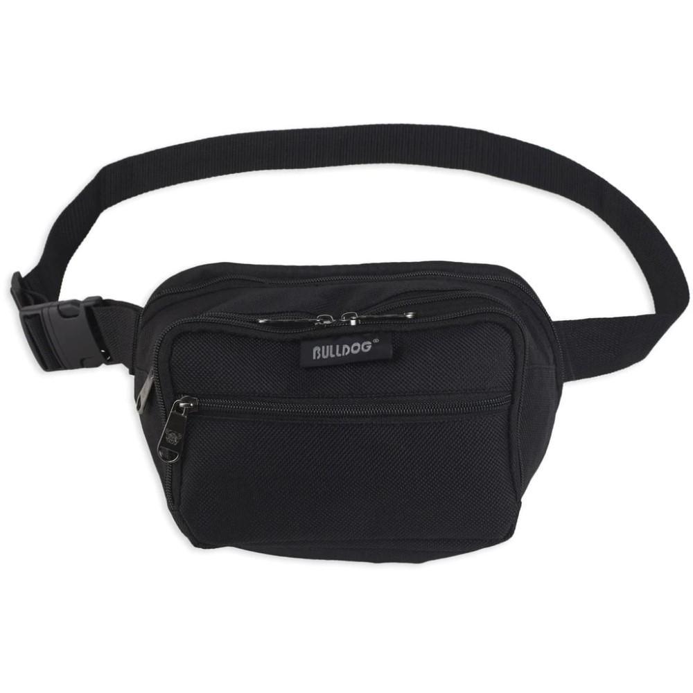 Bulldog BD860 Fanny Pack Medium Black Nylon Ambidextrous