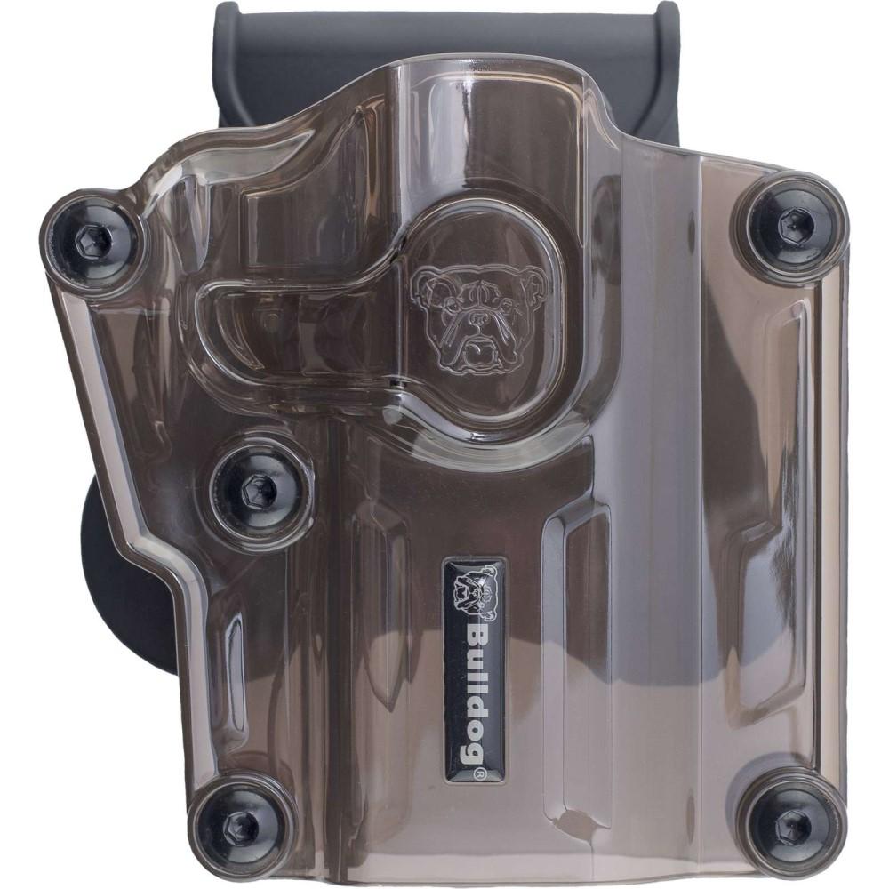 Bulldog Max Multi-fit Polymer Holster Paddle - Transparent Smoke Brown