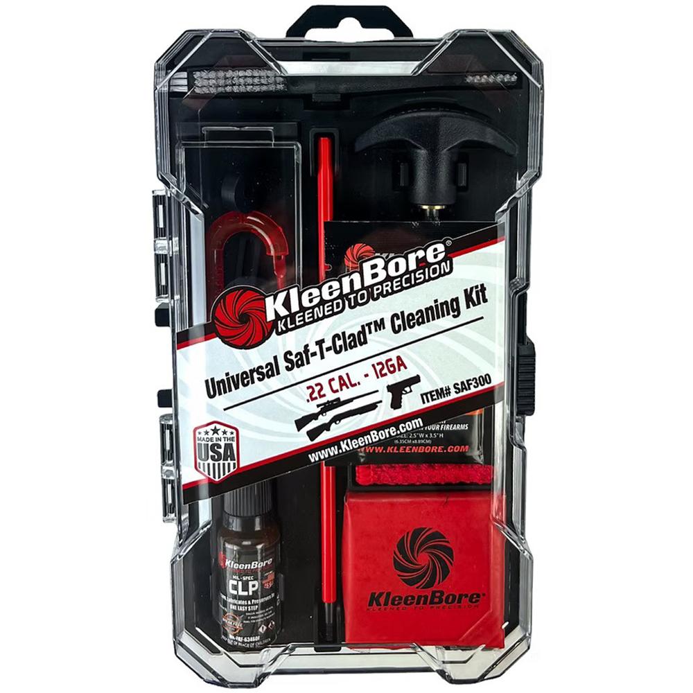 Kleenbore Universal Saf-t-clad Cleaning Kit for Handguns, Rifles & Shotguns