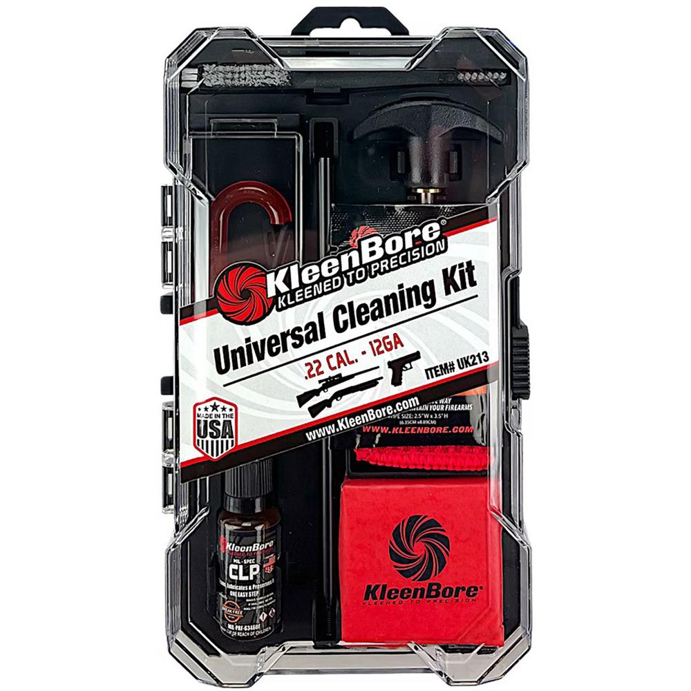 Kleenbore UK213 Universal Cleaning Kit .22 CAL-12 Gauge