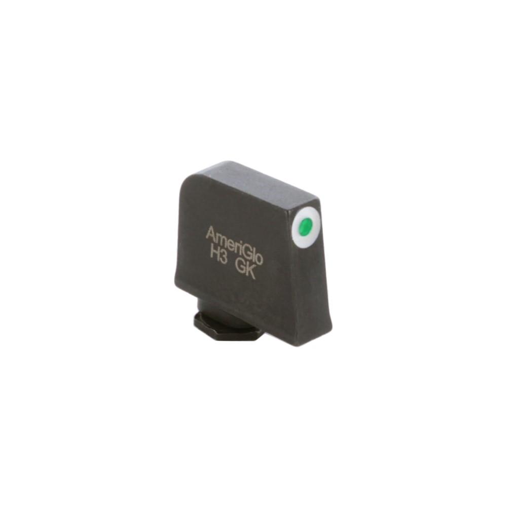 Tritium Front Sight for Glock All Green Tritium White Outline