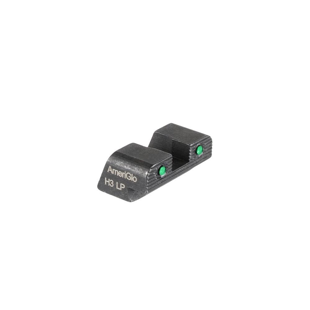 Ameriglo Tritium Rear Sight Green 2-DOT Black Outline 8