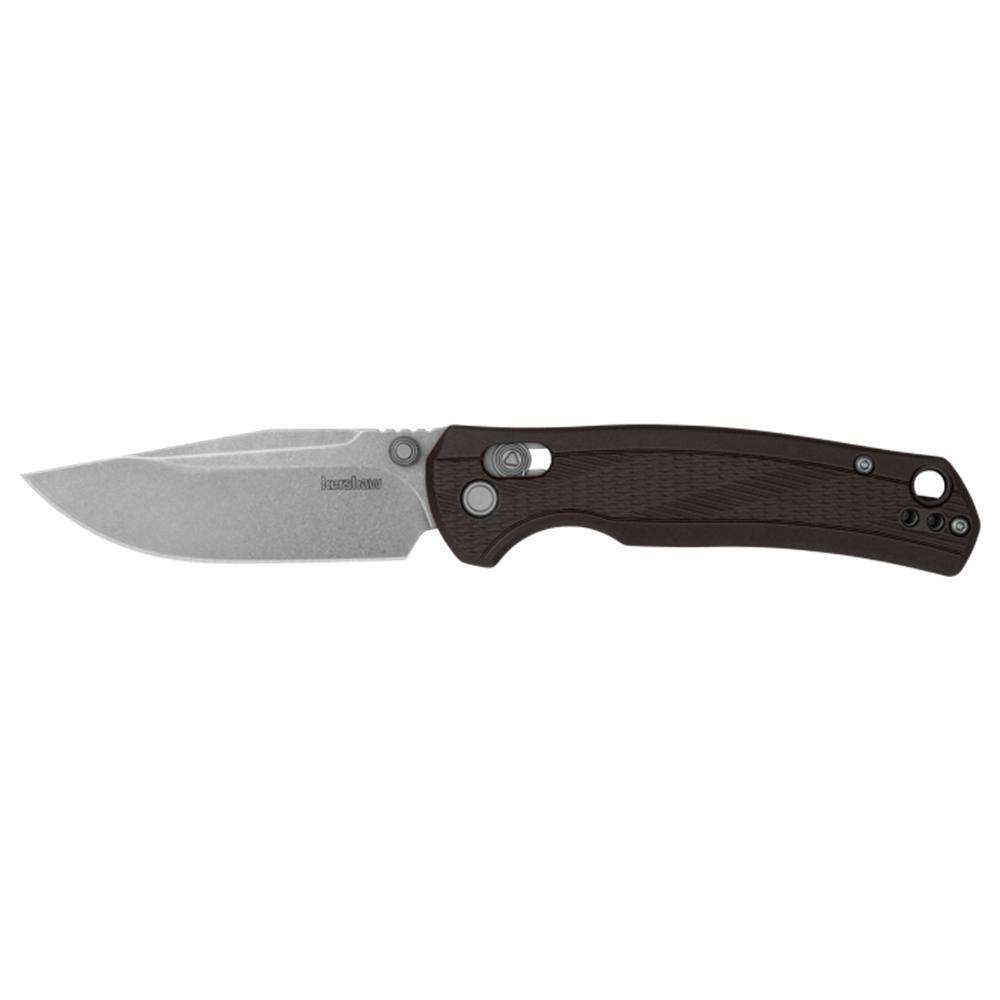 Kershaw Maneuver Folding Knife 3.15 Drop Point Blade Silver/black - Image 2