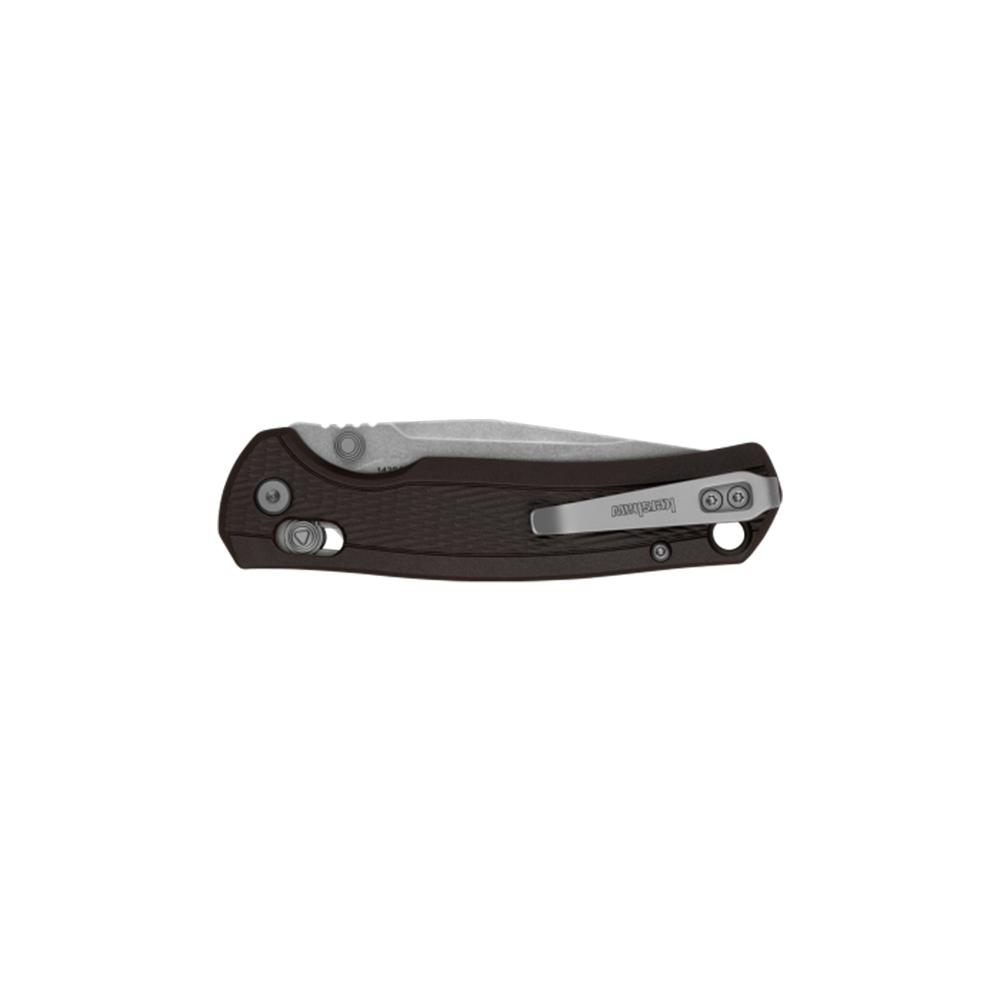 Kershaw Maneuver Folding Knife 3.15 Drop Point Blade Silver/black - Image 3