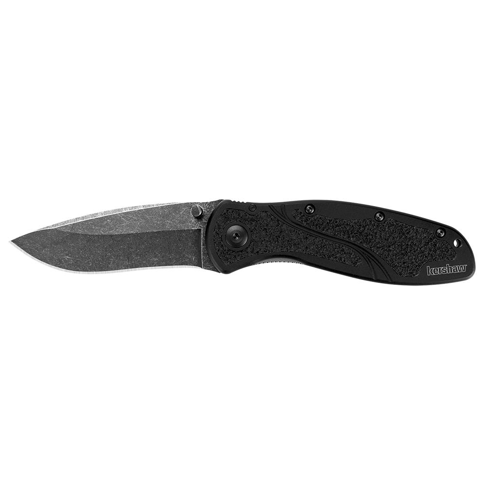 Kershaw Blur Assisted Opening Knife Black 3.375 Blackwash