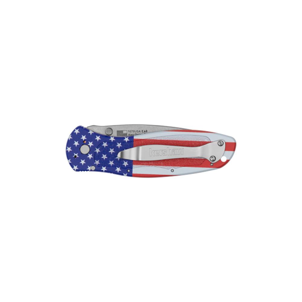 Kershaw Blur Usa Flag Folding Knife - Image 3