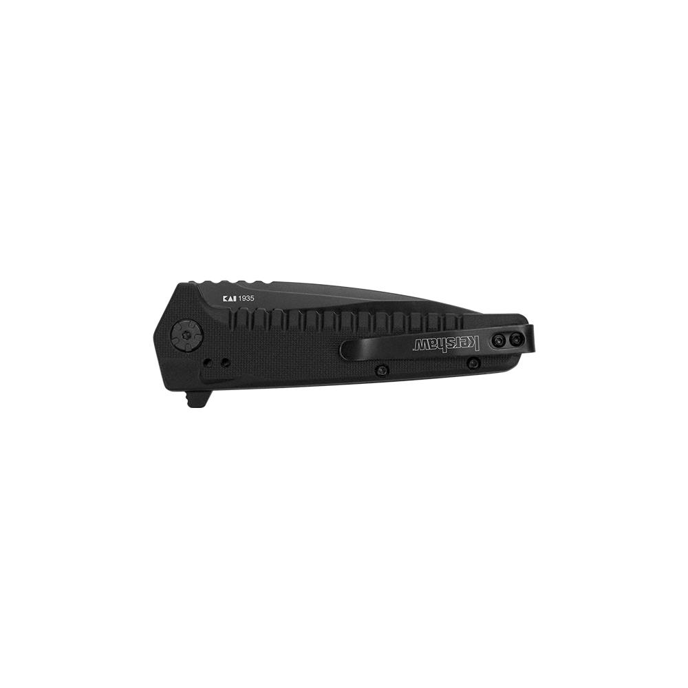 Kershaw Fatback Assisted Opening Flipper Knife 3.5 Black