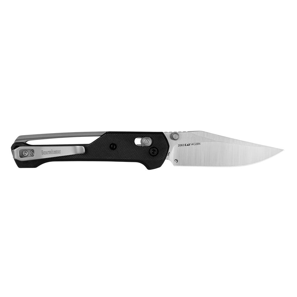 Kershaw Airspace Folding Knife 3 Clip Point Blade Black