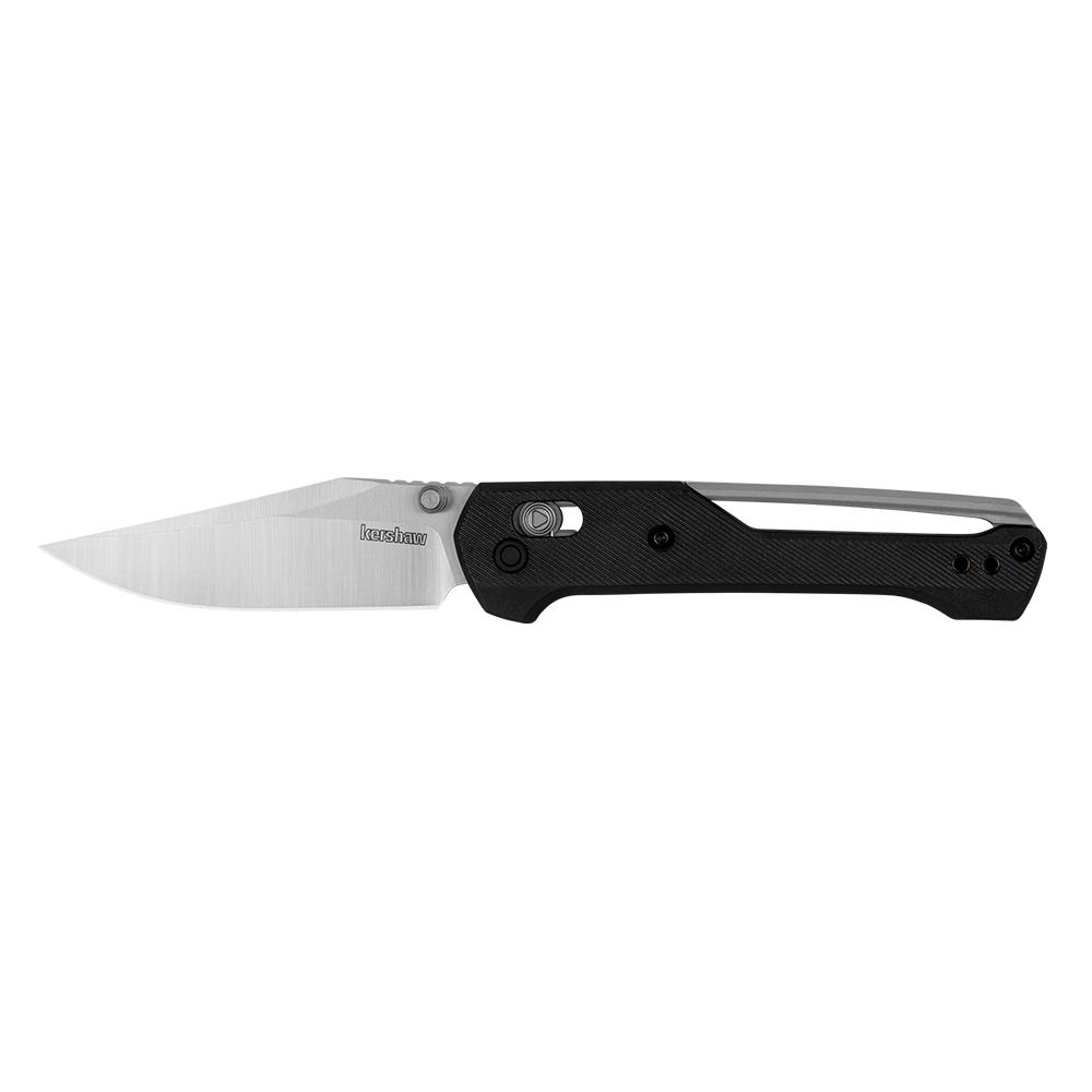 Kershaw Airspace Folding Knife 3 Clip Point Blade Black - Image 2