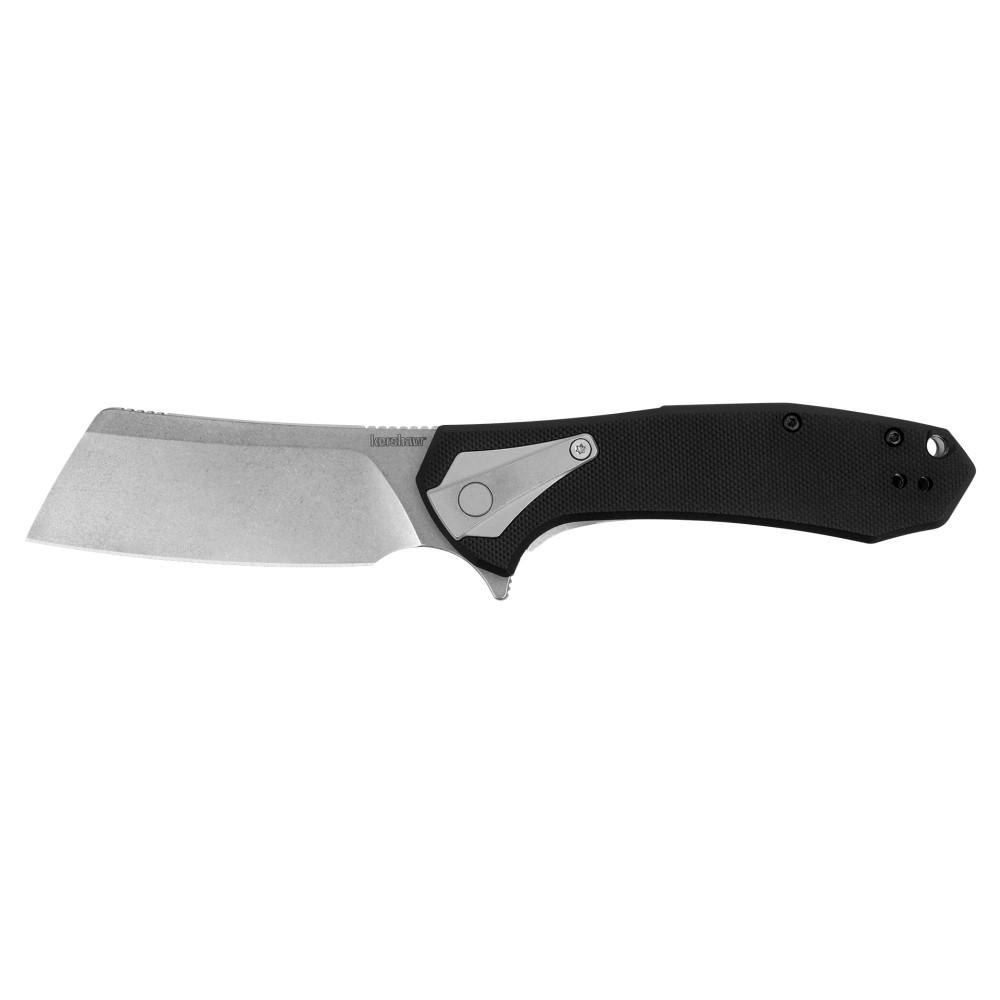 Kershaw Bracket Cleaver Assisted Frame Lock Knife Black G-10 3.4 Sw