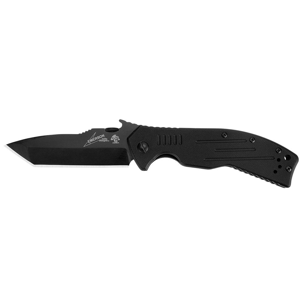 Kershaw Emerson CQC-8K Tanto Liner Lock Folding Knife Black