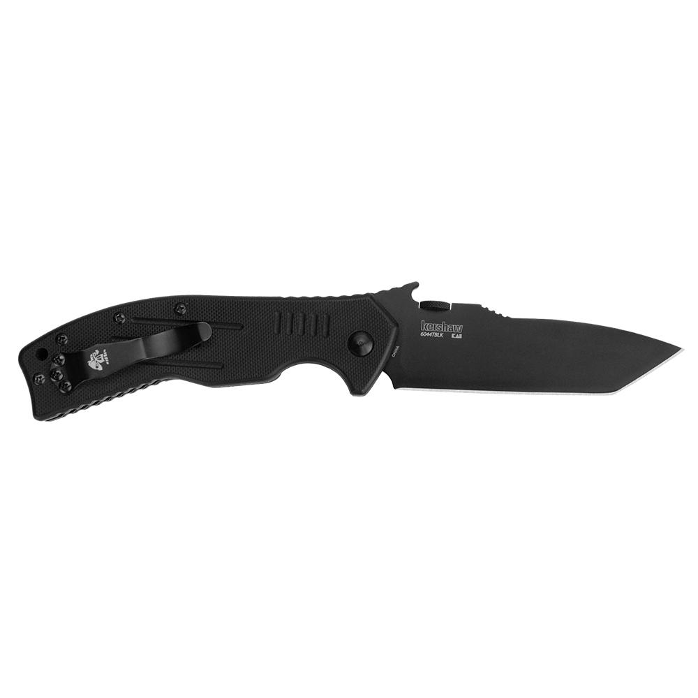 Kershaw Emerson CQC-8K Tanto Liner Lock Folding Knife Black - Image 2
