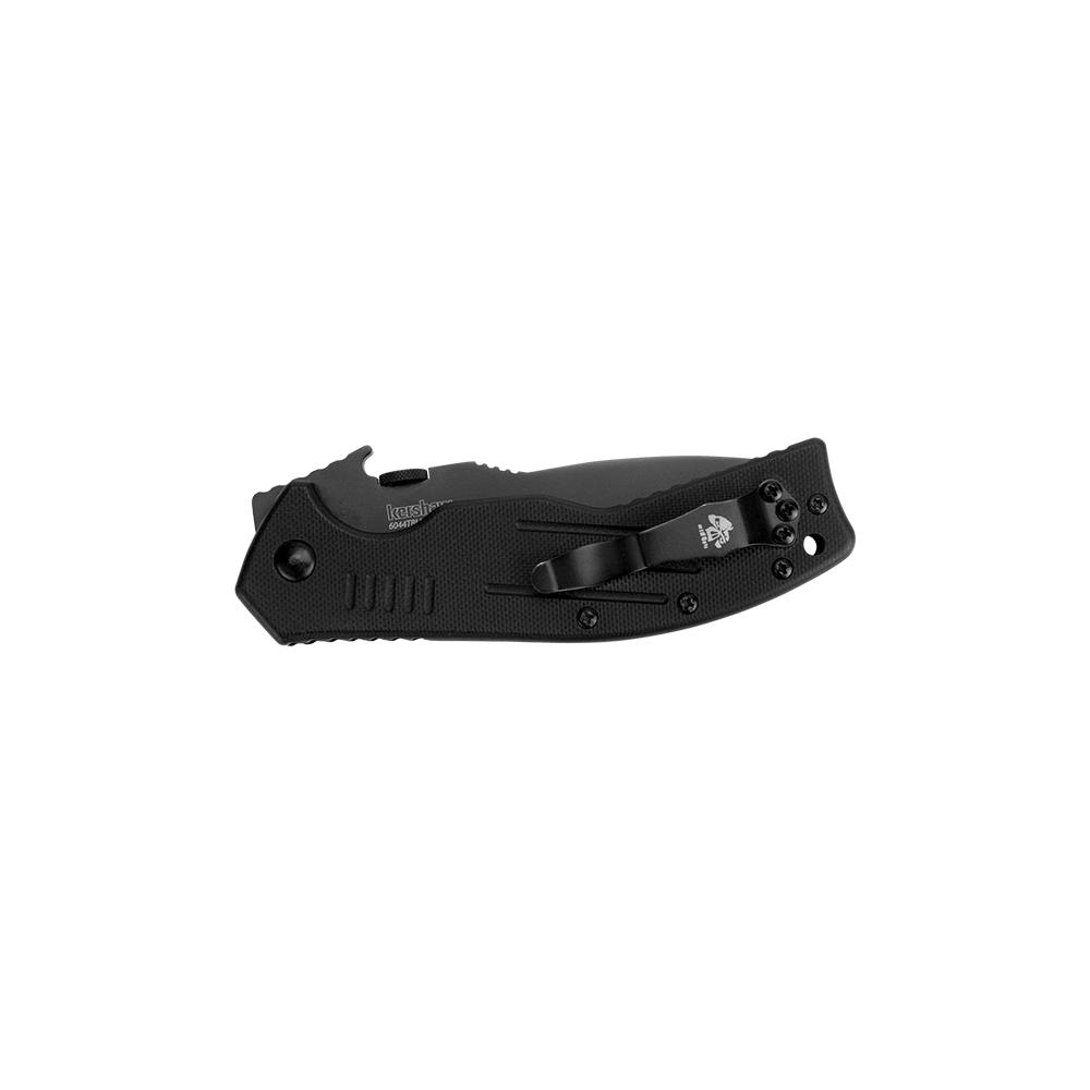 Kershaw Emerson CQC-8K Tanto Liner Lock Folding Knife Black - Image 3