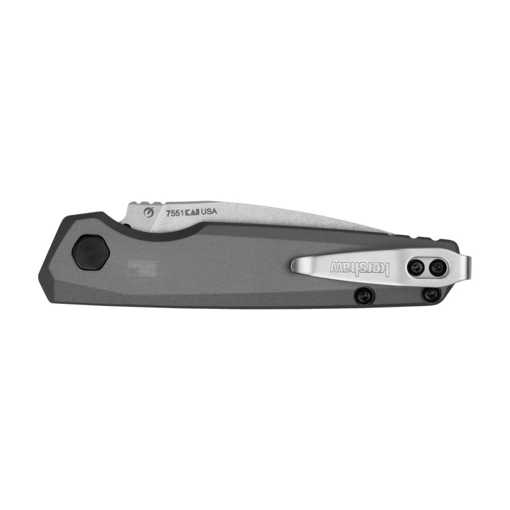 Kershaw Launch 18 Automatic 2.79 Folding Knife - Gray Anodized