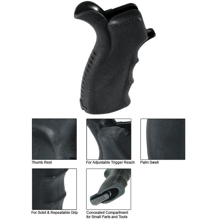 Utg M4/15 Ergonomic Pistol Grip Black