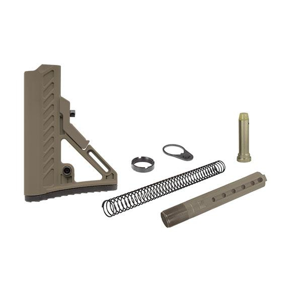 Utg Pro Model 4 Ops Ready S2 Mil-spec Stock Kit - Fde