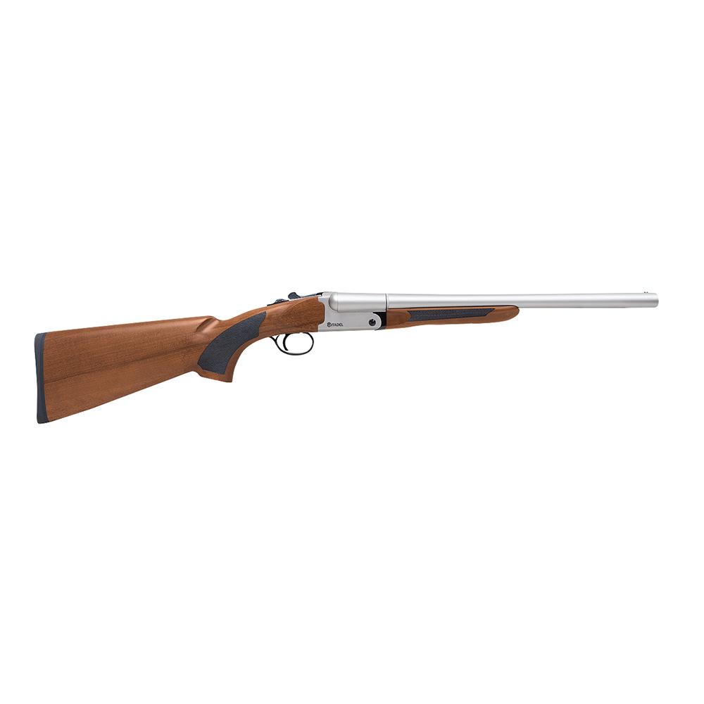Citadel Boss Ss Coach 12GA 18.5 Nickel Side-by-side Shotgun