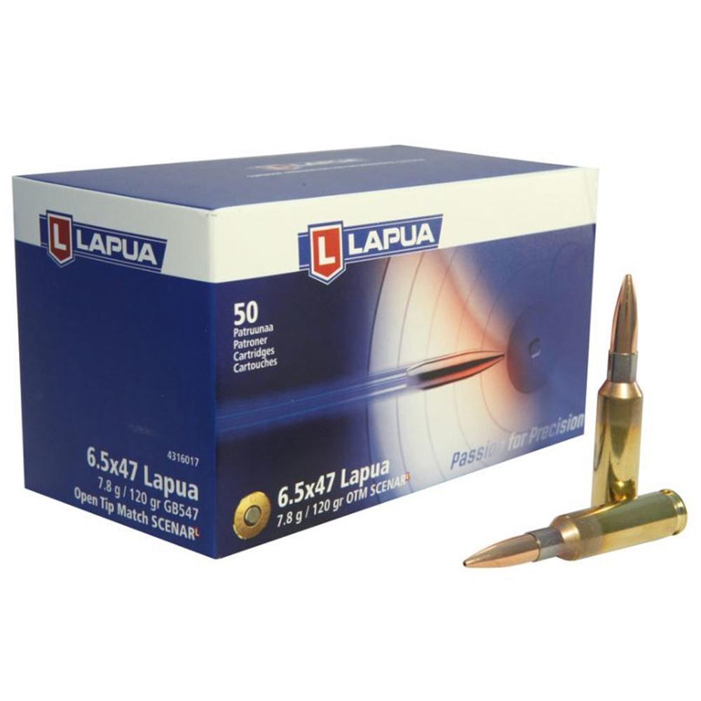 Lapua 6.5X47 Rifle Ammo 120 Gr Scenar-l Otm BX/50