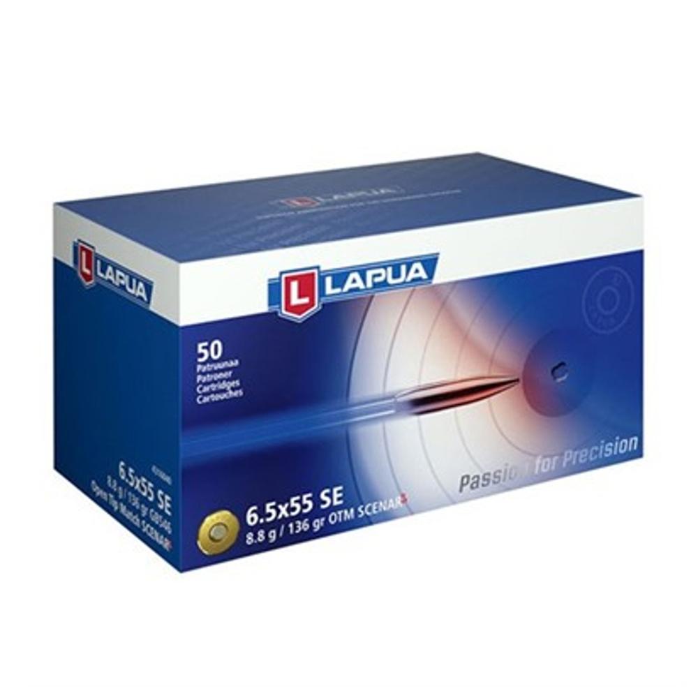 Lapua 6.5X55 Swede 136 Gr Otm Rifle Ammo BX/50