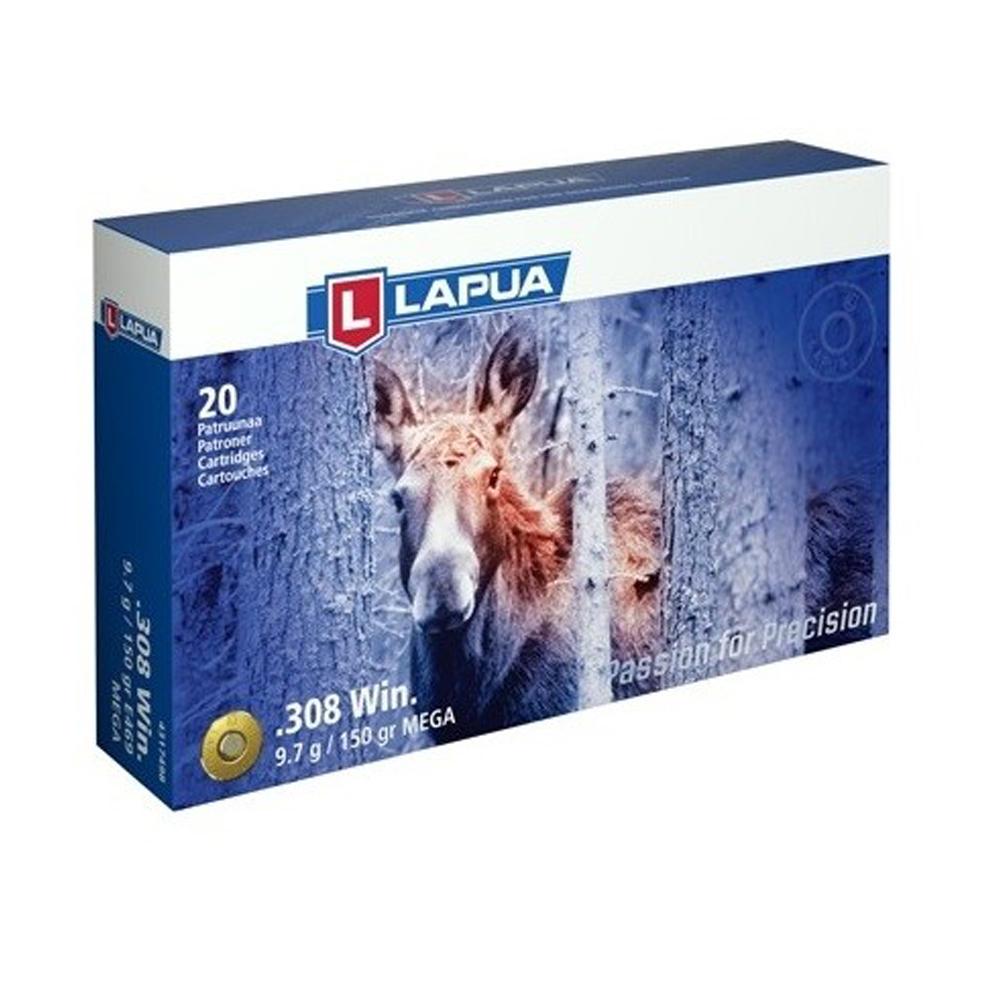 Lapua 308 Winchester 150GR Mega Soft Point Ammo BX/20