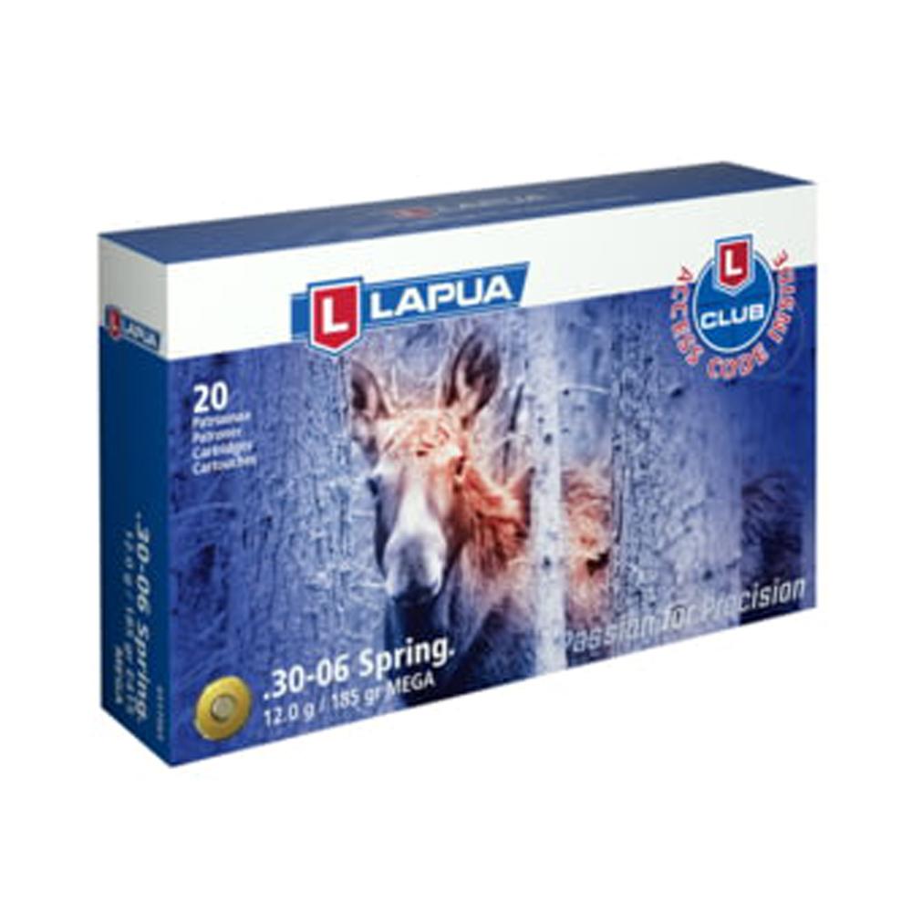 Lapua 30-06 Springfield 185GR Mega Soft Point 20-ROUND Box