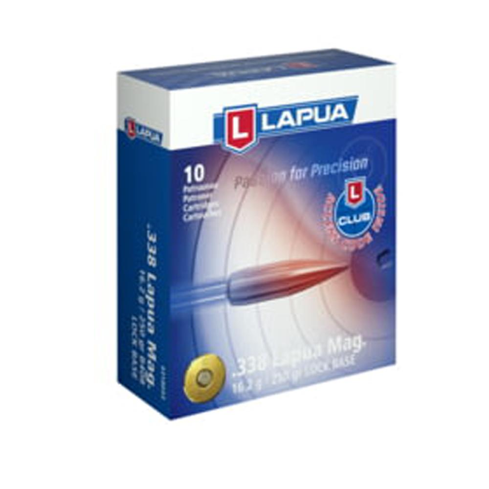 Lapua Rifle Ammo 338 Magnum 250GR Fmjbt BX/10