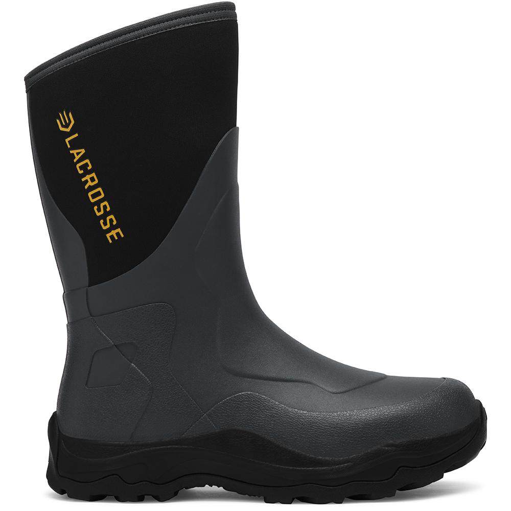 Lacrosse Alpha Agility Field Boot 12 Black/gray Size 9