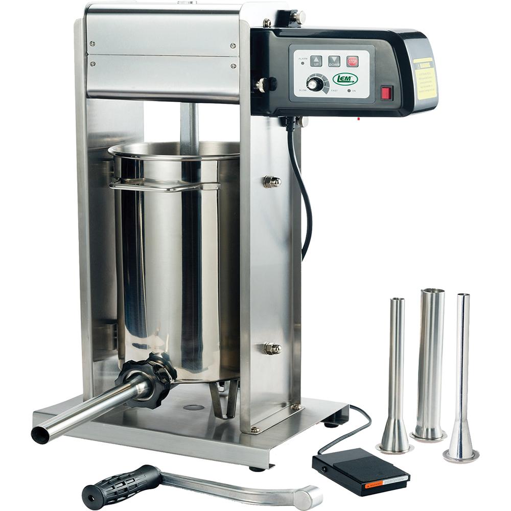 Lem Products Big Bite 30LB Sausage Stuffer With Motor & Tubes