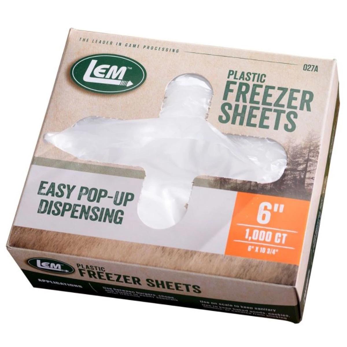 Lem Products 6 X 10-3/4 Freezer Sheets 1000 Ct.