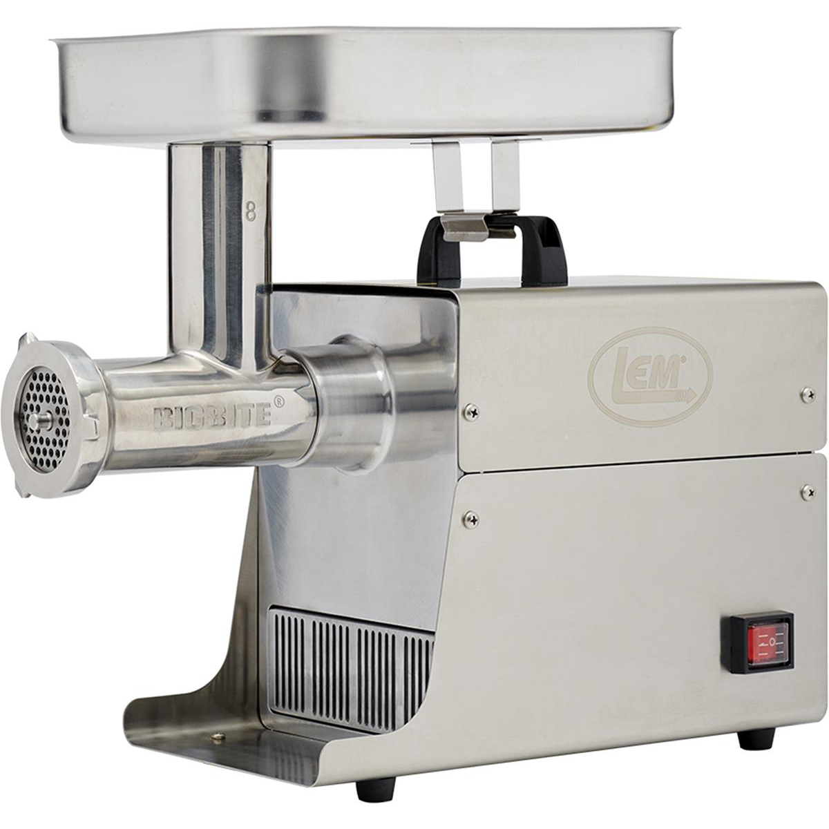 Lem Products Big Bite NO.8 0.5HP Stainless Steel Electric Grinder