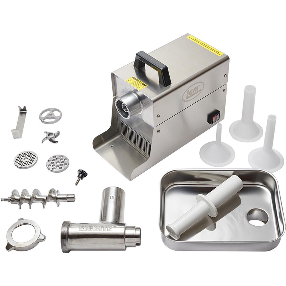 Lem Products Big Bite NO.12 .75HP Stainless Steel Electric Grinder - Image 2