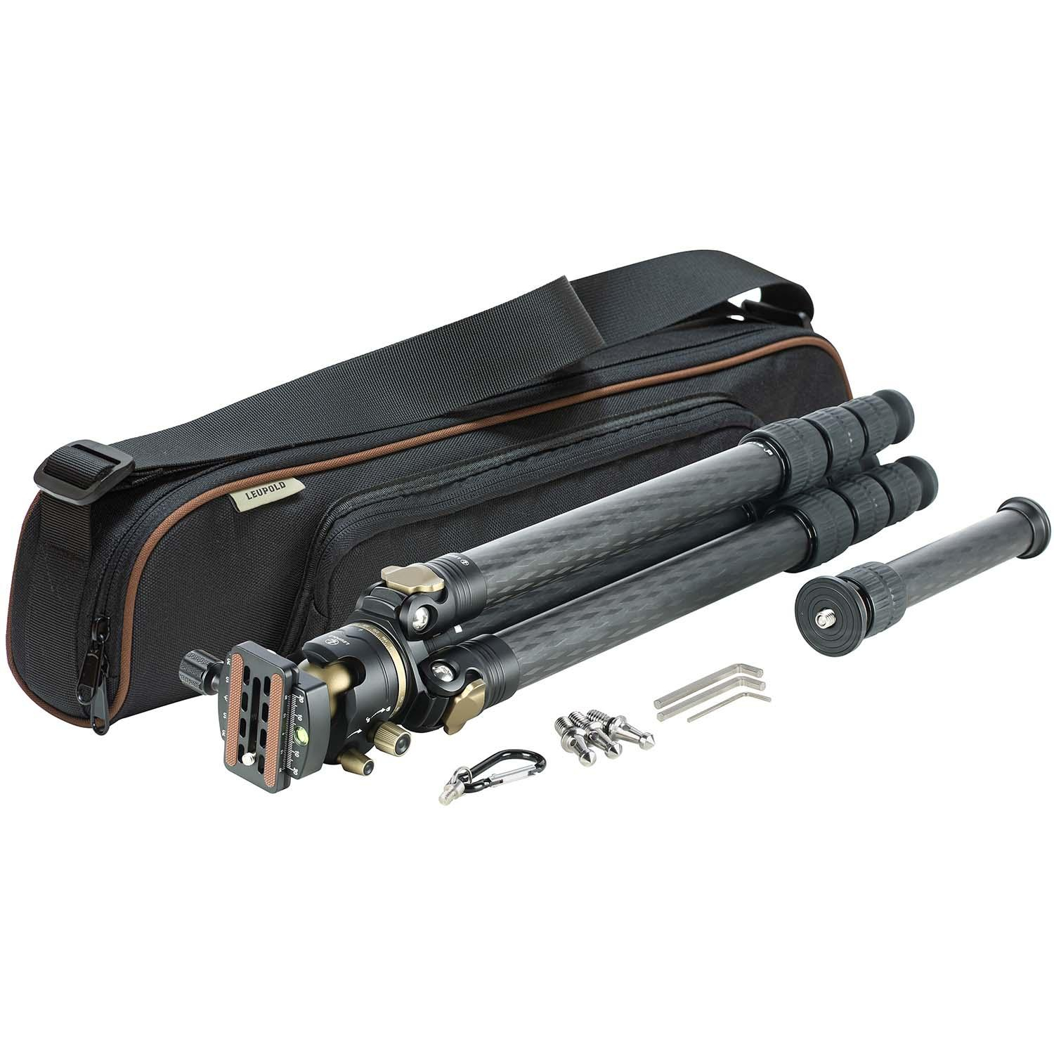 Leupold Pro Guide CF-436 Tripod Kit 6.70-67 High Black Carbon Fiber