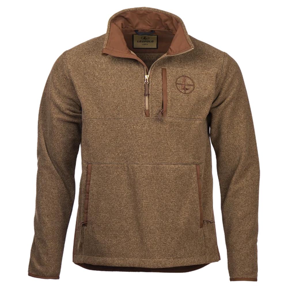 Make Ready 1/4 Zip Fleece Bone Brown 2XL