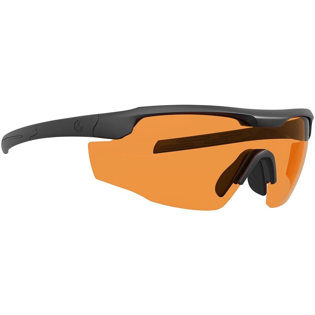 Leupold Sentinel Eyewear Black Matte With Orange Lens