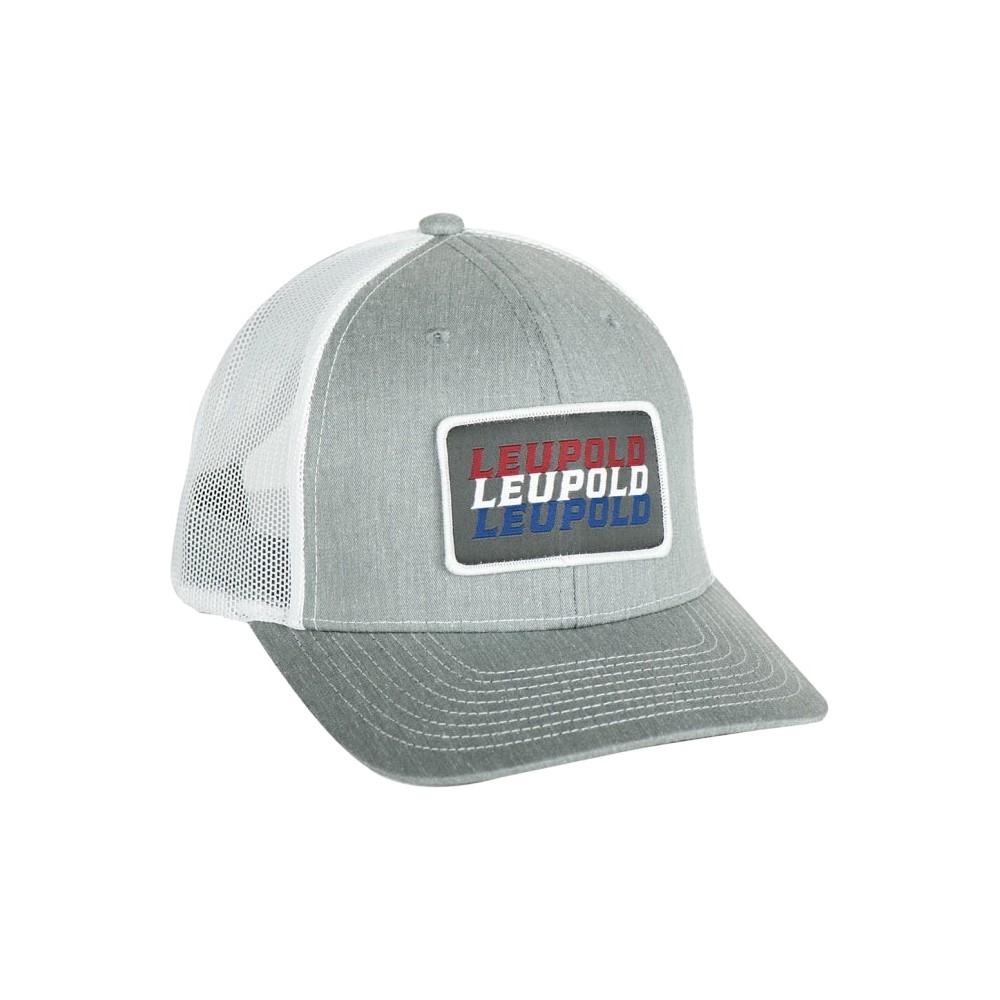 Leupold Hat Patriot Trucker Heather Gray/white