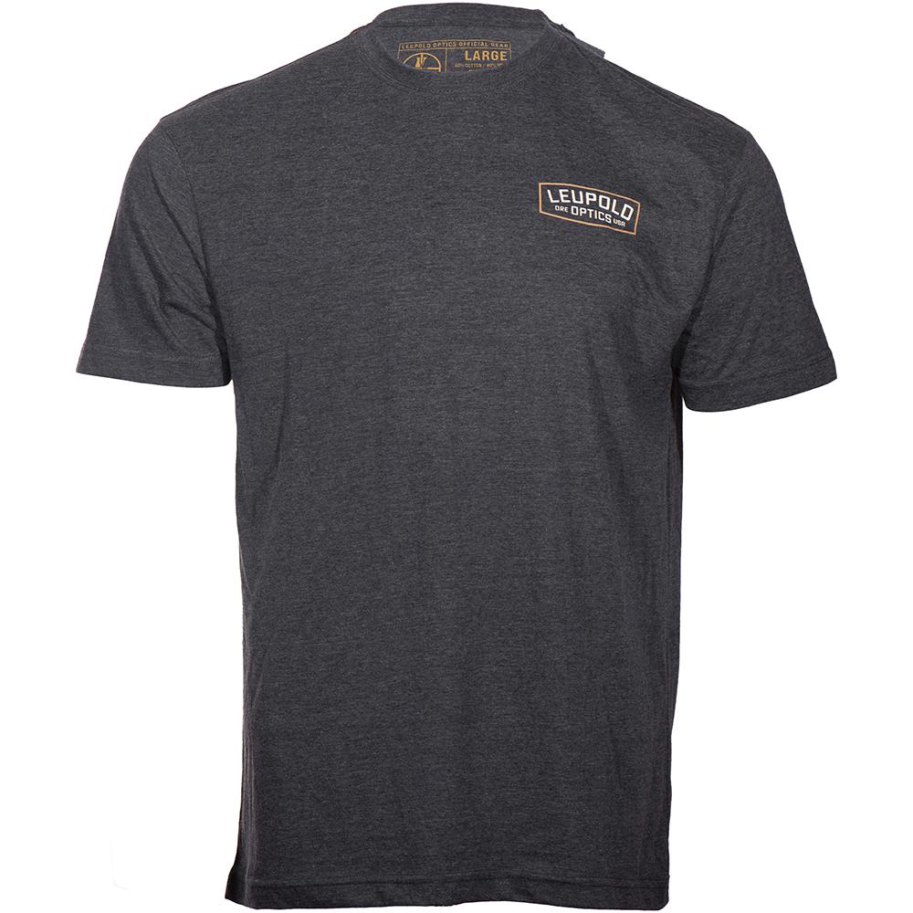 Leupold Badge Tee Charcoal Xxl