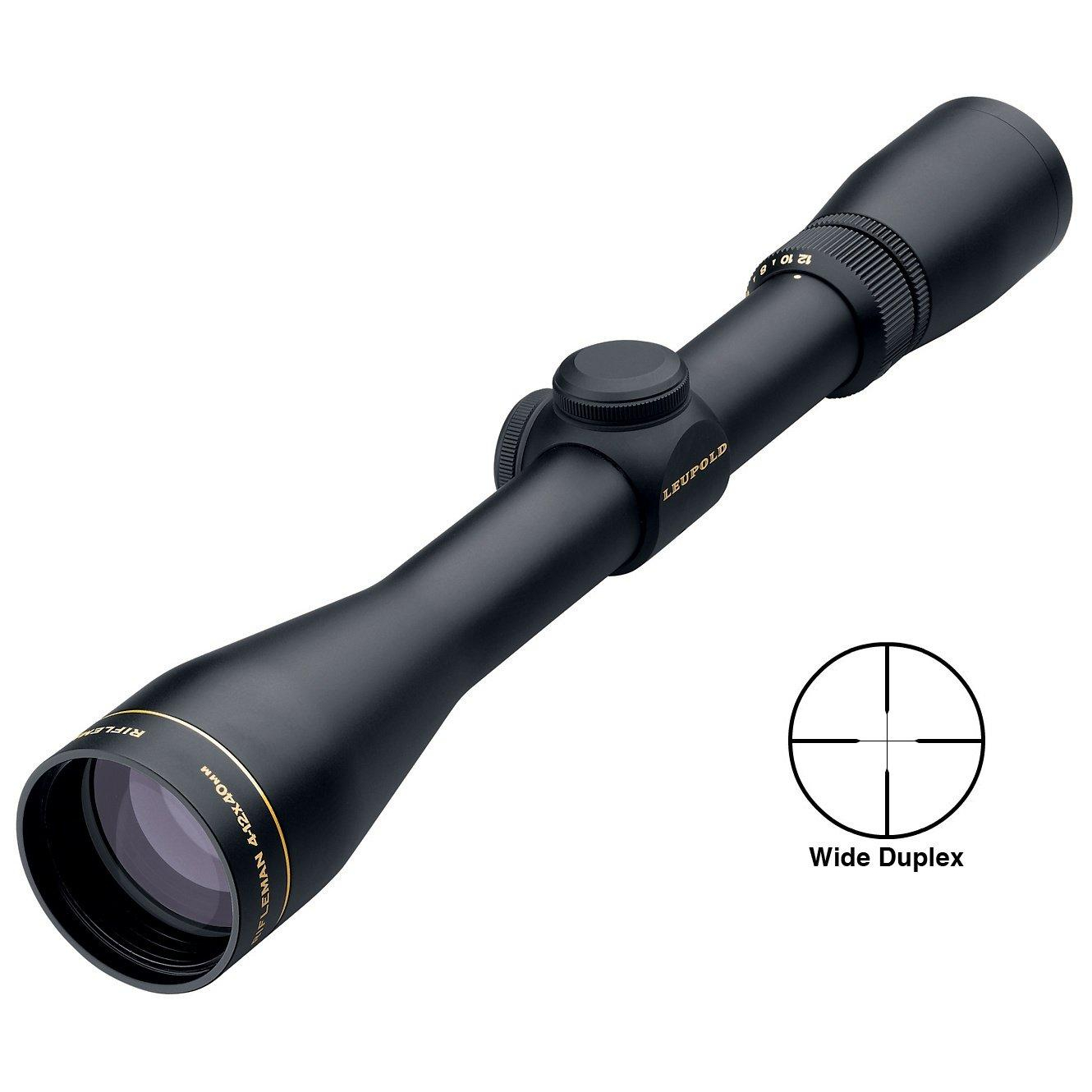 Leupold Rifleman 4-12X40MM Matte Wide Duplex Scope
